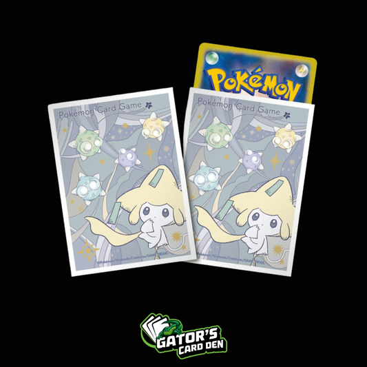 Pokemon TCG: Pokemon Center Japan Exclusive Card Sleeves - Jirachi and Minior (64-Pack) White