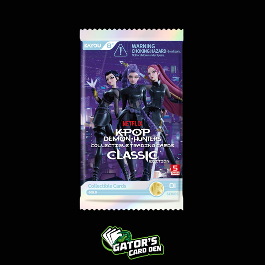 KPop Demon Hunters Collectible Trading Cards Classic Edition Booster Pack
