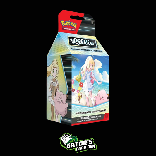 pokemon card game tcg collection file lillie Scarlet & Violet" Set Japanes The acceptable range of cards within the Near Mint condition includes both cards with no imperfections and cards with a few slight imperfections Pokmon TCG: Lillie Premium Tournament