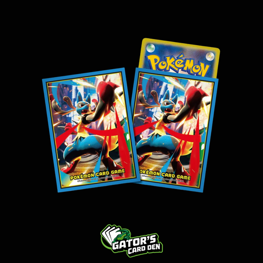 Pokemon TCG: Pokemon Center Japan Exclusive Card Sleeves - Mega Lucario (64 Pack)