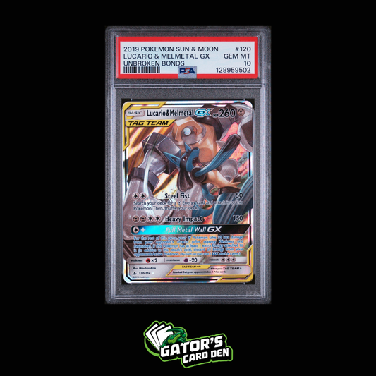 Lucario & Melmetal GX Tag Team #120 - Pokemon Unbroken Bonds