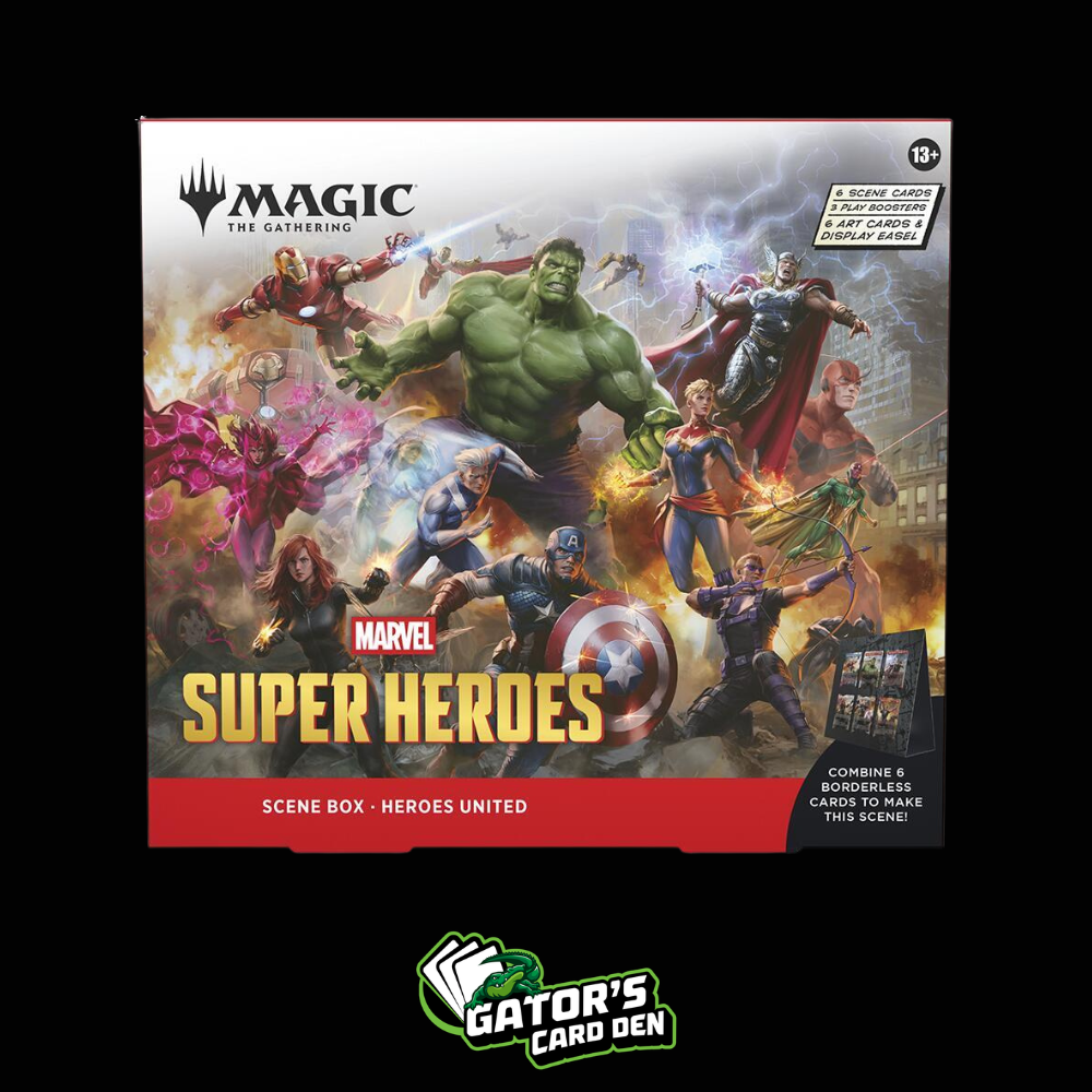 Magic The Gathering - Marvel Super Heroes Heroes United Scene Box
