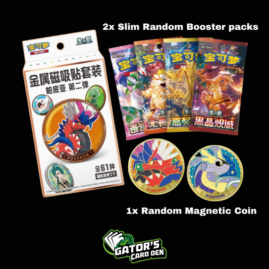 Pokemon TCG: Paldea Magnetic Coin Box V2 (S-Chinese)