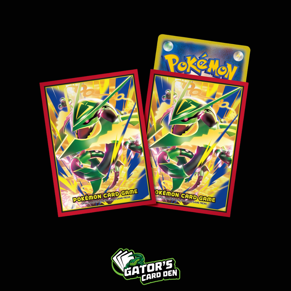 Pokemon TCG: Pokemon Center Japan Exclusive Card Sleeves - Mega Rayquaza Deck Sleeves (64-Pack)