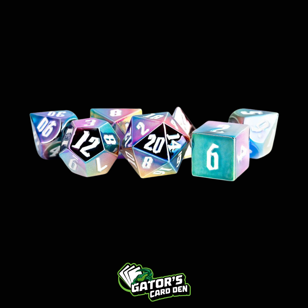 FanRoll by MDG 7-Set Metal Dice