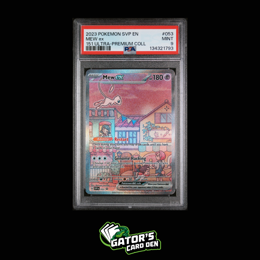 PSA 9 - Mew ex SIR #053 - Pokemon Scarlet & Violet Black Star Promos