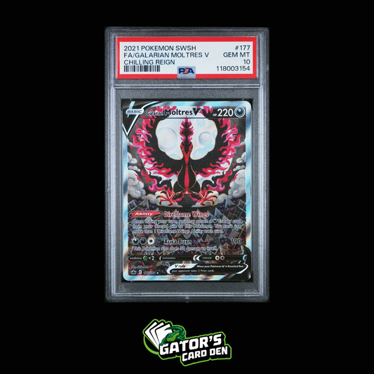 Moltres V Alt Art #177 - Pokemon Chilling Reign