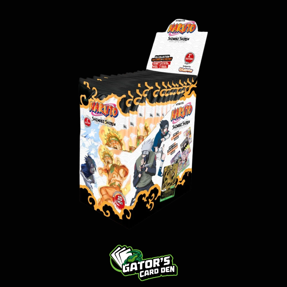 Naruto Mythos TCG: Set 2 1E: Shinobi Shiren Booster Display