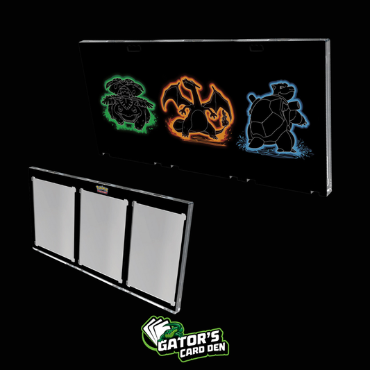 Ultra Pro One Touch Edge Pokemon Neon Kanto 3-Card Magnetic Holder