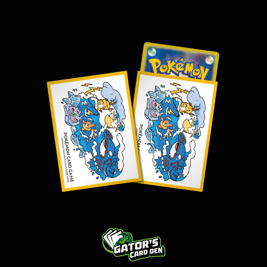 Pokemon TCG: Pokemon Center Japan Exclusive Card Sleeves - OTENKI TEAM Rainbow (Yellow) (64 Pack