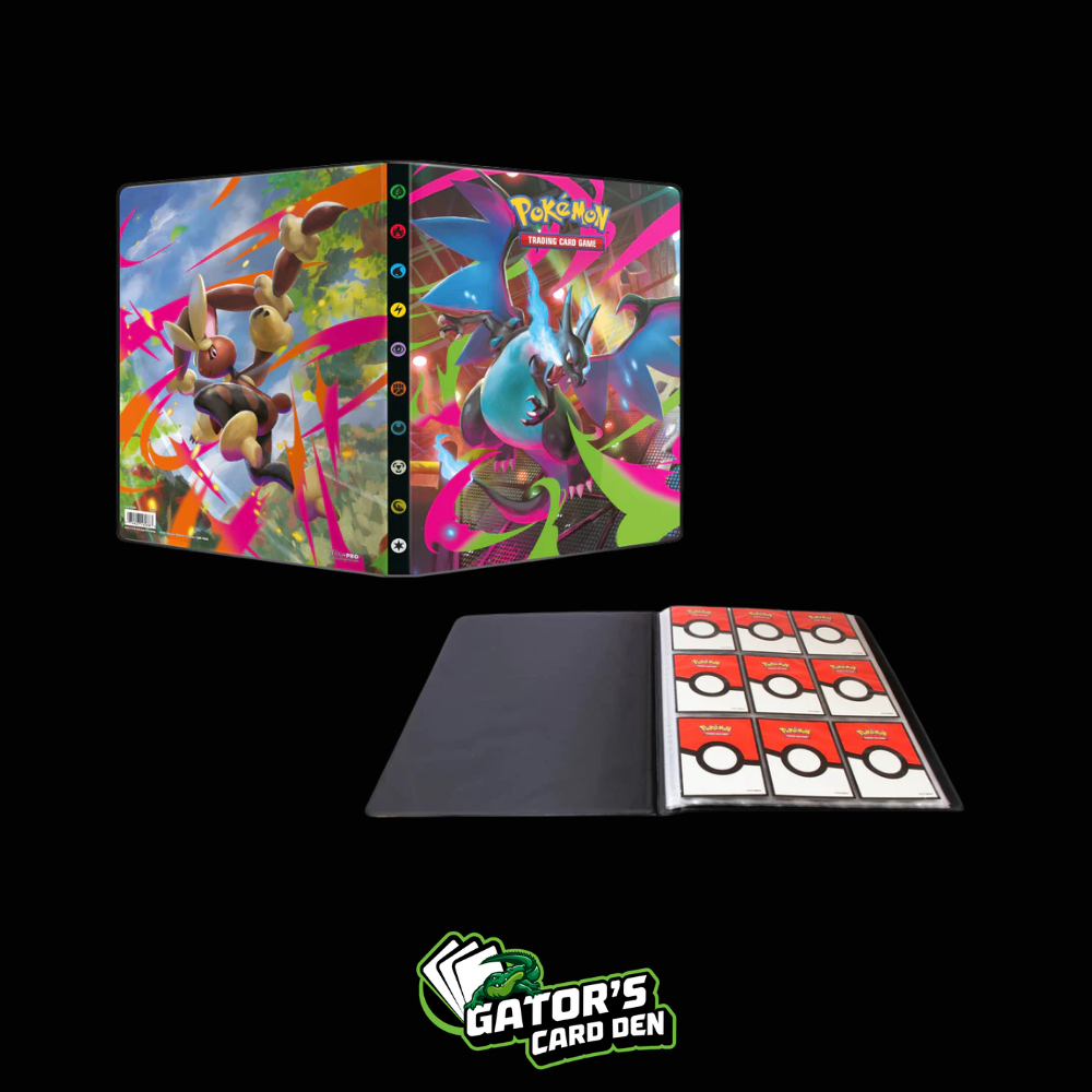 Ultra Pro Portfolio Pokemon Phantasmal Flames Charizard 9 Pocket Binder