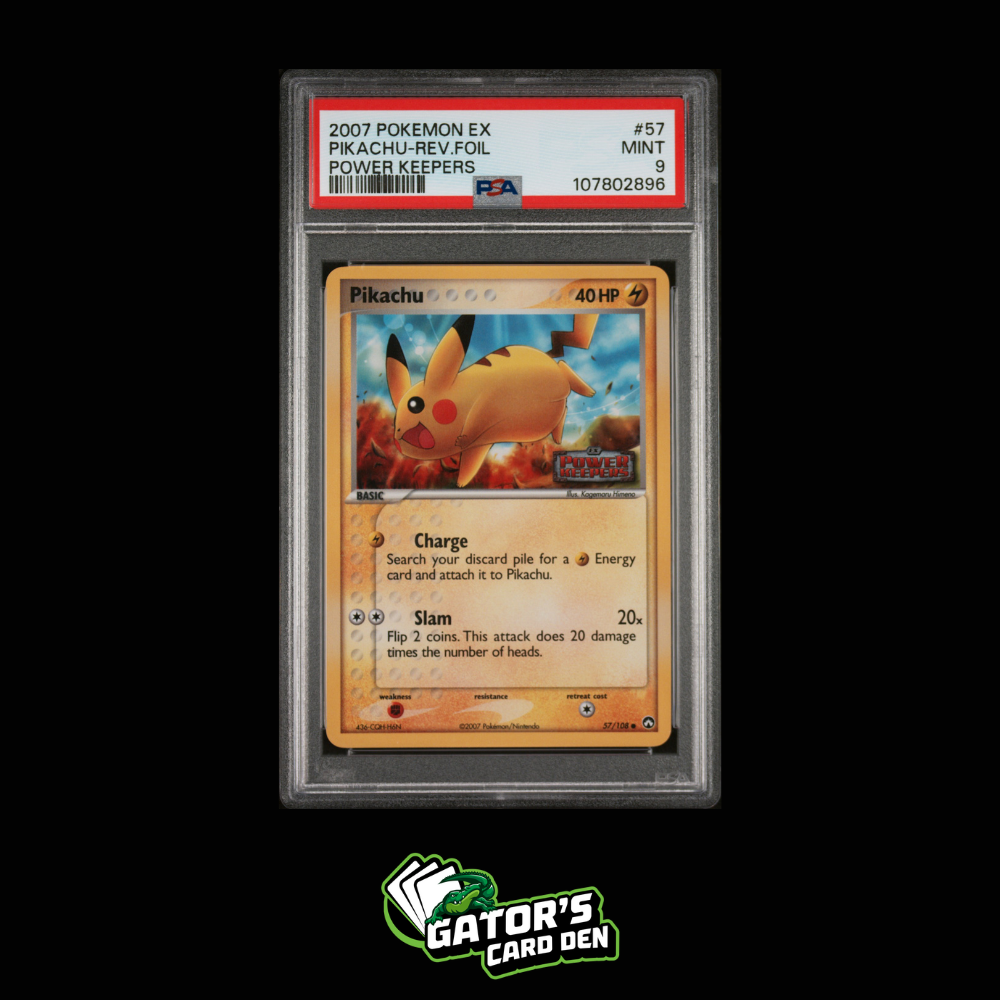 Pikachu Reverse Holo #57 - Pokemon EX Power Keepers