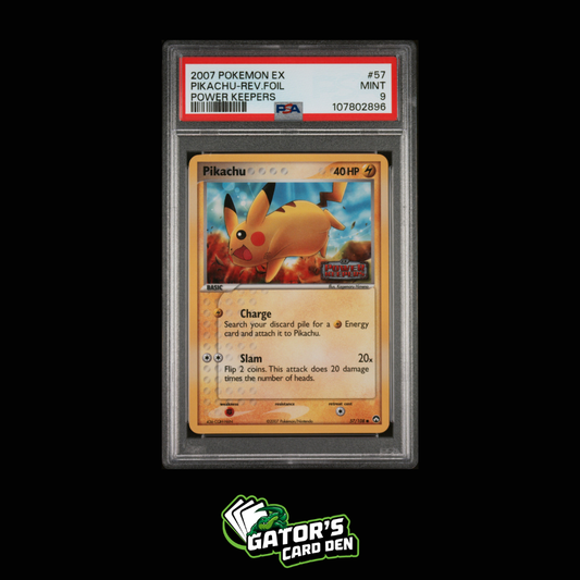 Pikachu Reverse Holo #57 - Pokemon EX Power Keepers