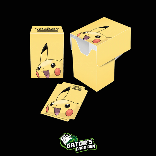 Ultra Pro Pikachu Full-View Deck Box - Yellow