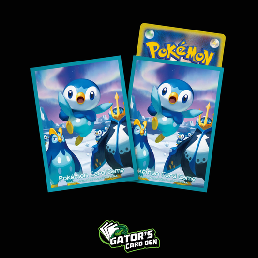 Pokemon TCG: Pokemon Center Japan Exclusive Card Sleeves - Piplup, Prinplup, & Empoleon (64 Pack)