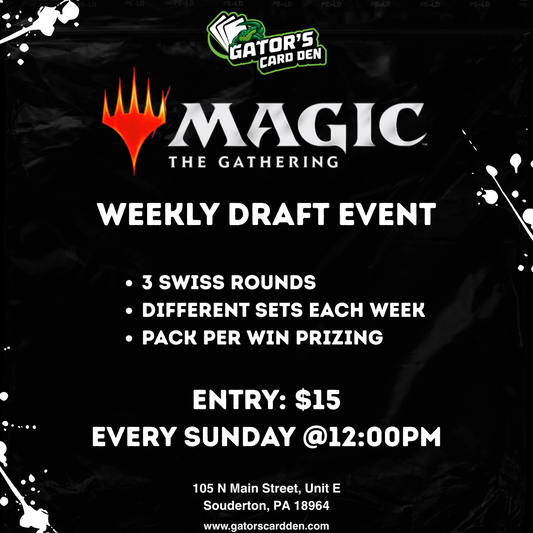 Magic The Gathering Weekly Draft Event - 10/26/2025