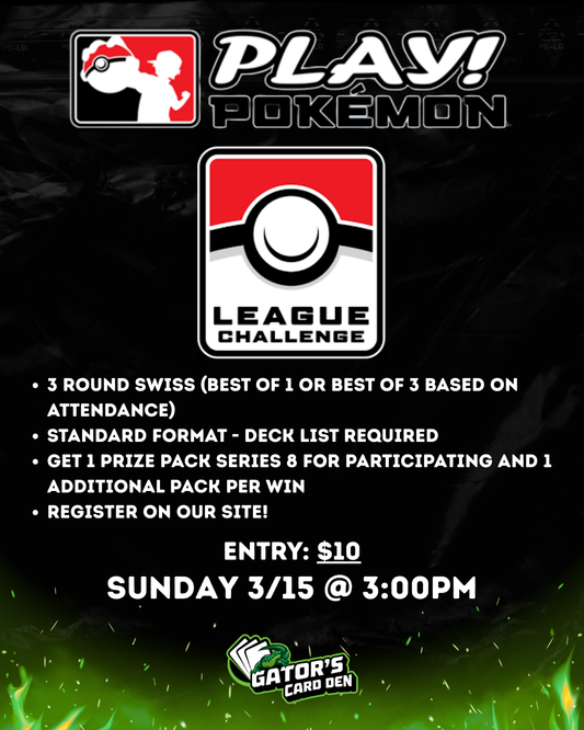 Pokemon TCG March League Challenge - 3/15/2026