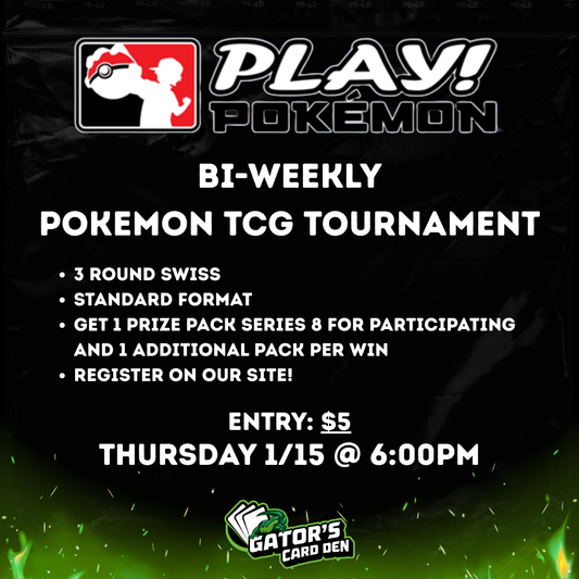 Pokemon TCG Locals Pre-registration - 1/15/2026