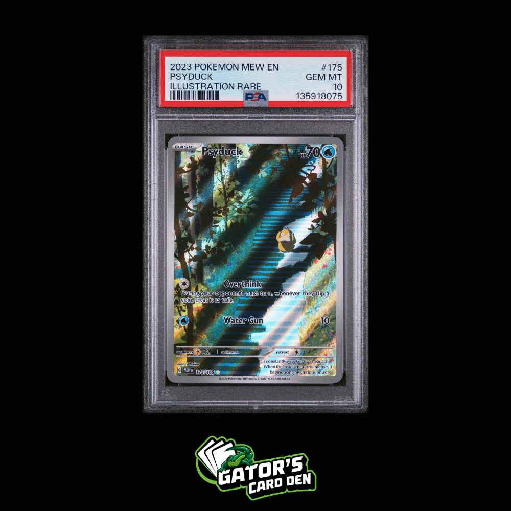 PSA 10 - Psyduck IR #175 - Pokemon Scarlet & Violet 151