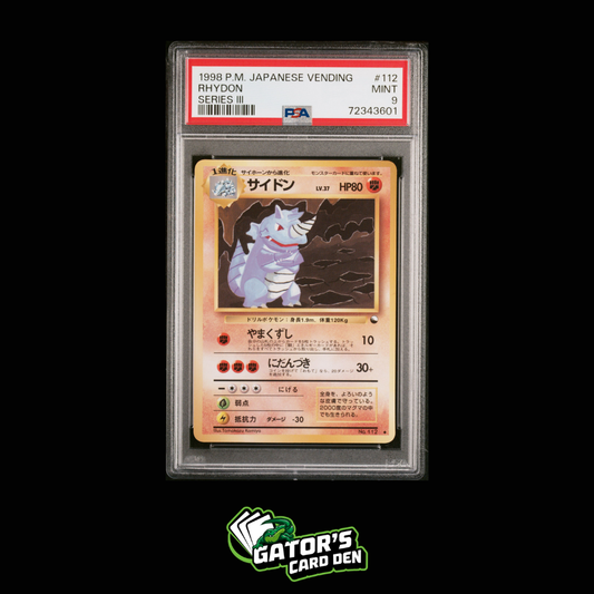 Rhydon #112 - Pokemon Japanese Vending Series III