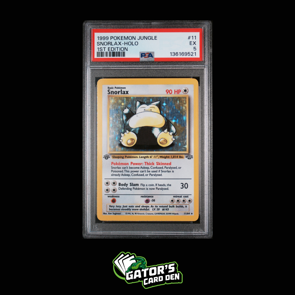 Snorlax Holo 1st Edition #11 - Pokemon Jungle