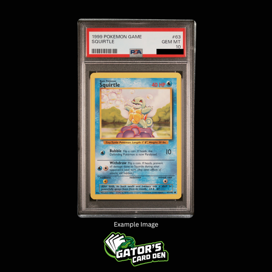 PSA 10 - Squirtle #63 - Pokemon Base Set
