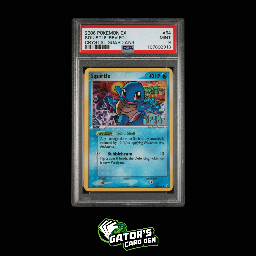 Squirtle Reverse Holo #64 - Pokemon Crystal Guardians
