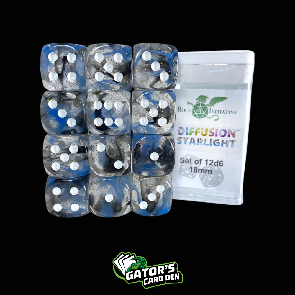 Role 4 Initiative d6 Cube 18mm (set of 12)