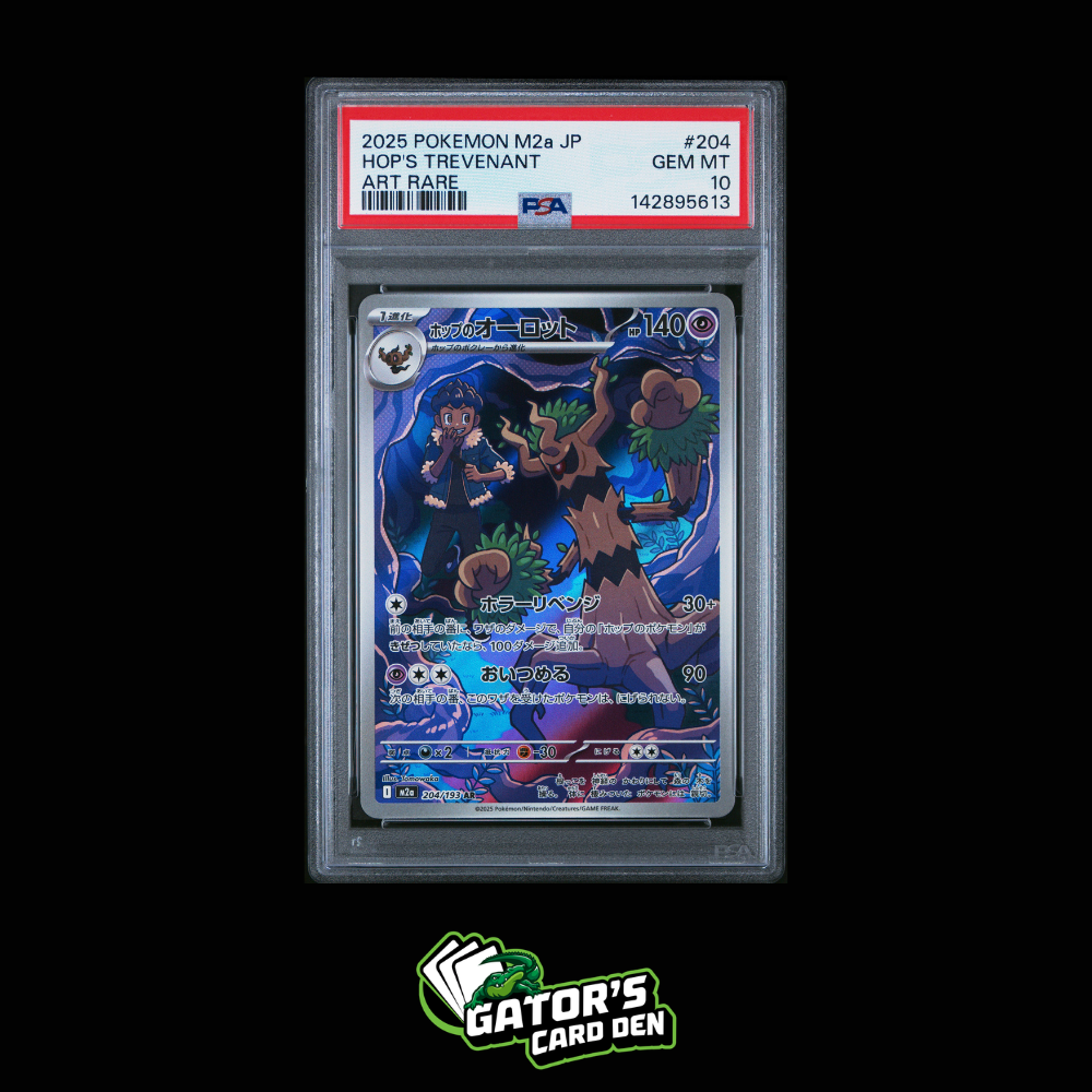 PSA 10 - Hop's Trevenant AR #204 - Pokemon Japanese Mega Dream