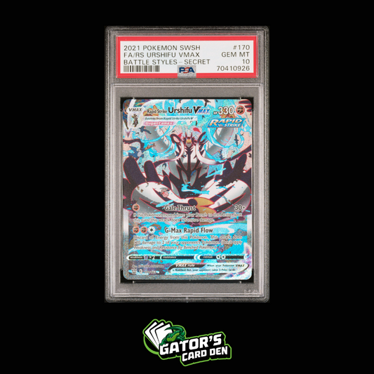 Rapid Strike Urshifu VMAX Alt Art #170 - Pokemon Sword & Shield Battle Styles