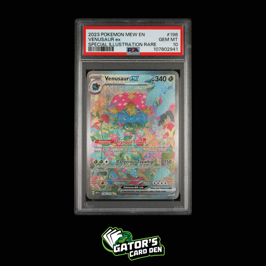 PSA 10 - Venusaur ex SIR #198 - Pokemon Scarlet & Violet 151