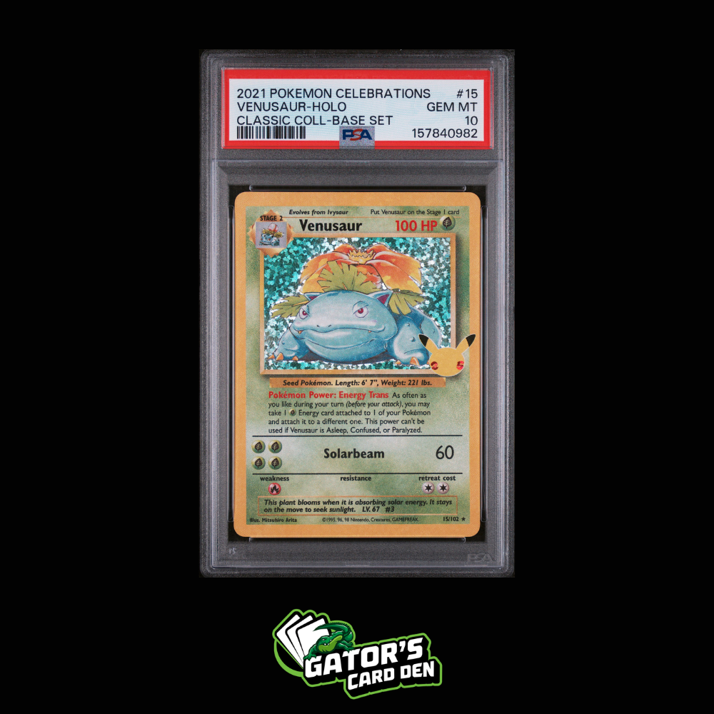 PSA 10 - Venusaur #15 - Pokemon 25th Celebration Classic Collection