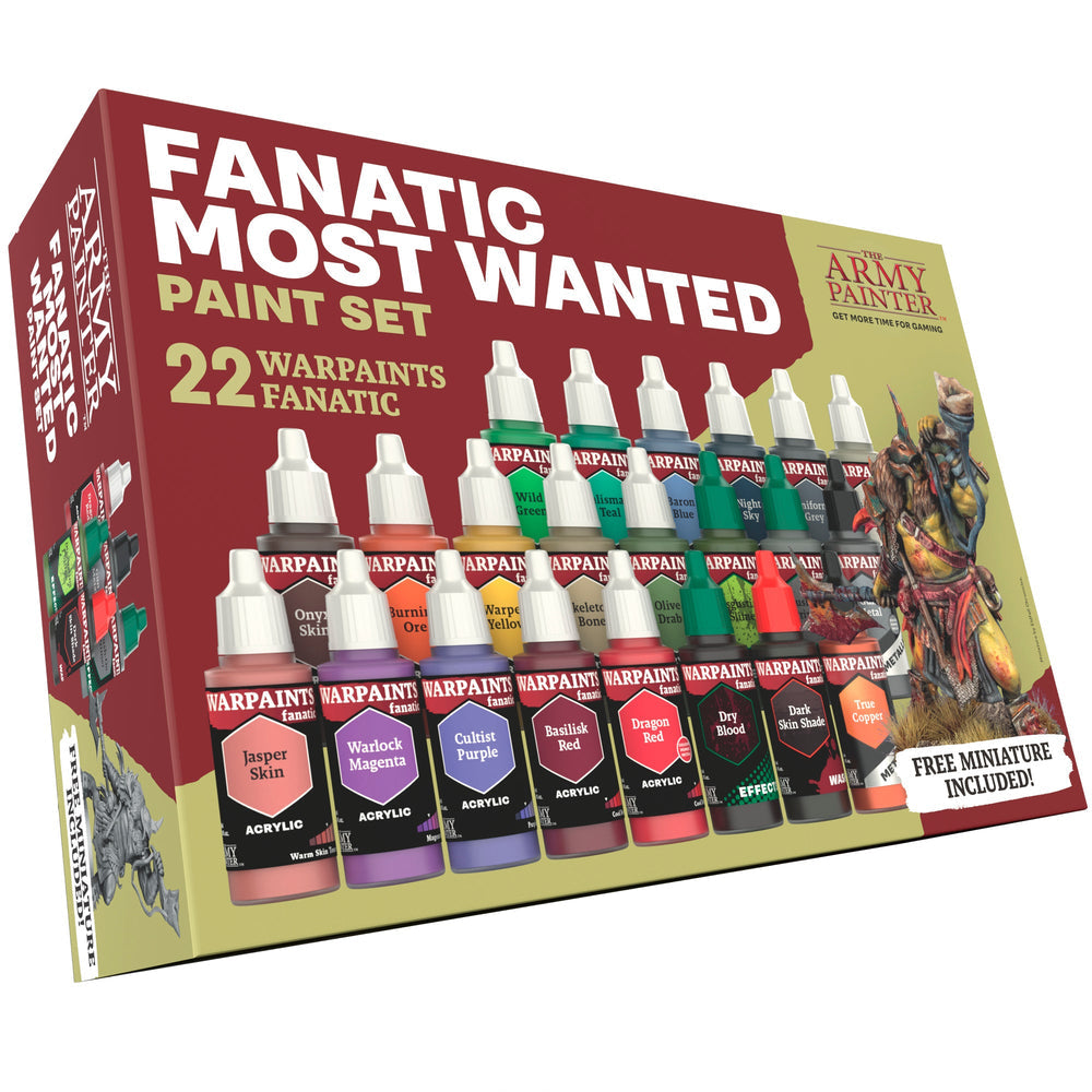 The Army Painter: Warpaints Fanatic Most Wanted Set Combo