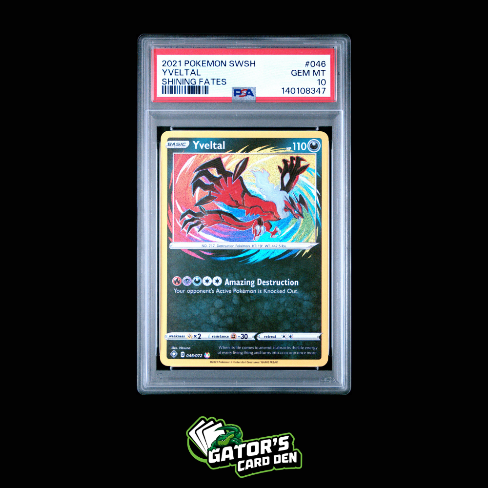 PSA 10 - Yveltal #46 - Pokemon Shining Fates