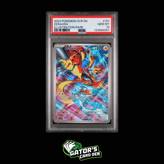 PSA 10 - Zeraora IR #151 - Pokemon Stellar Crown