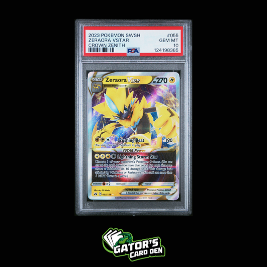 PSA 10 - Zeraora VSTAR #55 - Pokemon Crown Zenith