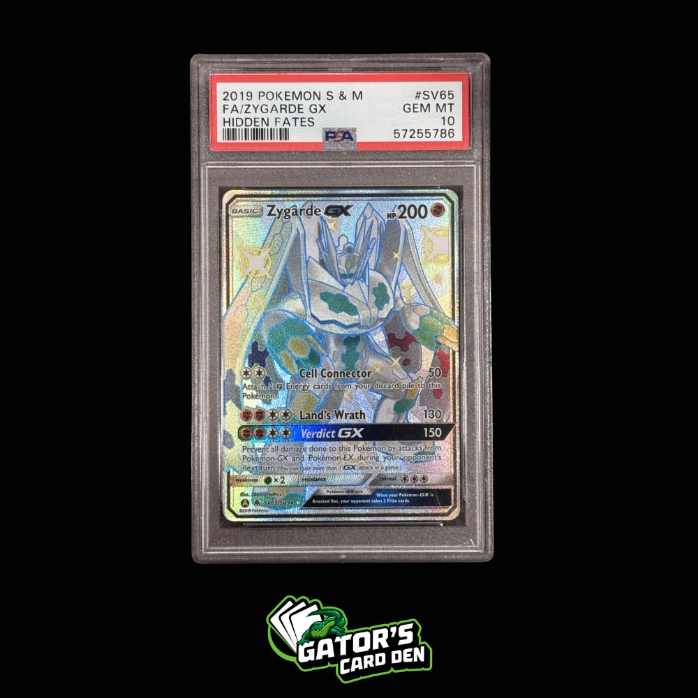 Zygarde GX Full Art #SV65 - Pokemon Hidden Fates Shiny Vault