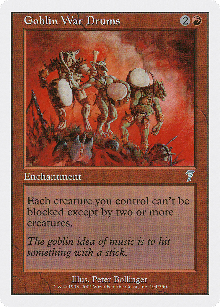 Goblin War Drums (7ED-194) - 7th Edition
