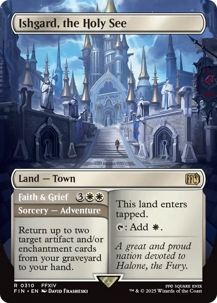 Ishgard, the Holy See (Borderless) (FIN-310) - FINAL FANTASY (Borderless) Foil