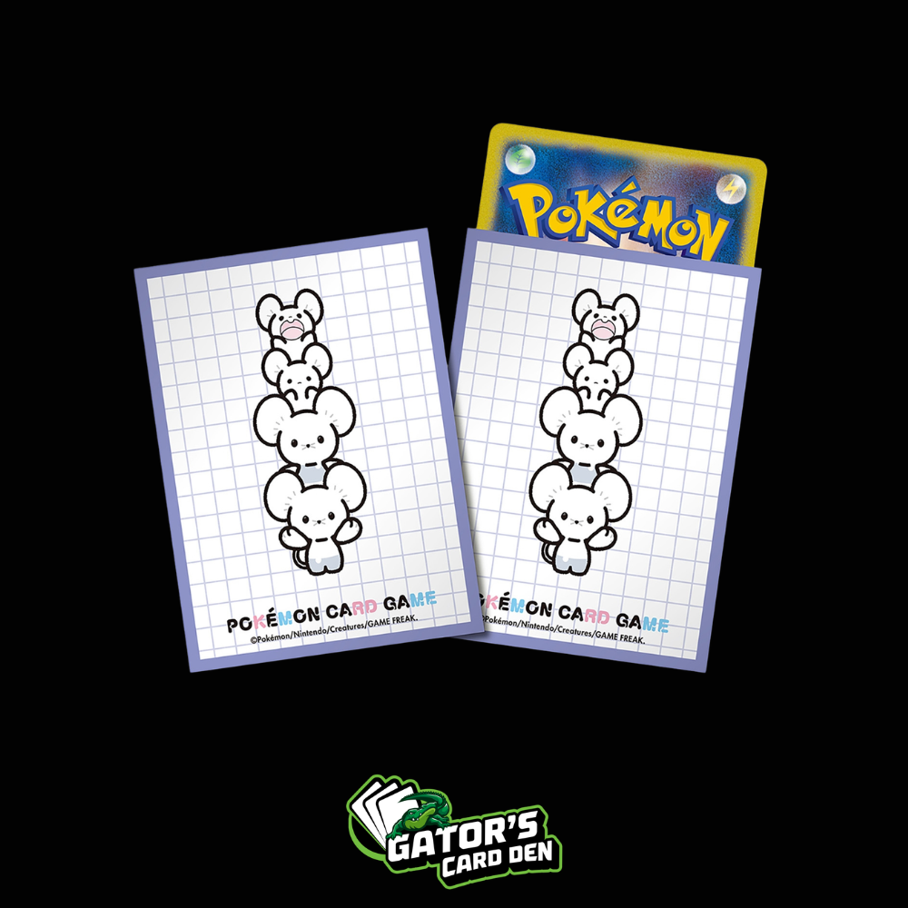 Pokemon TCG: Pokemon Center Japan Exclusive Card Sleeves - Maushold (64 Pack) (Purple)