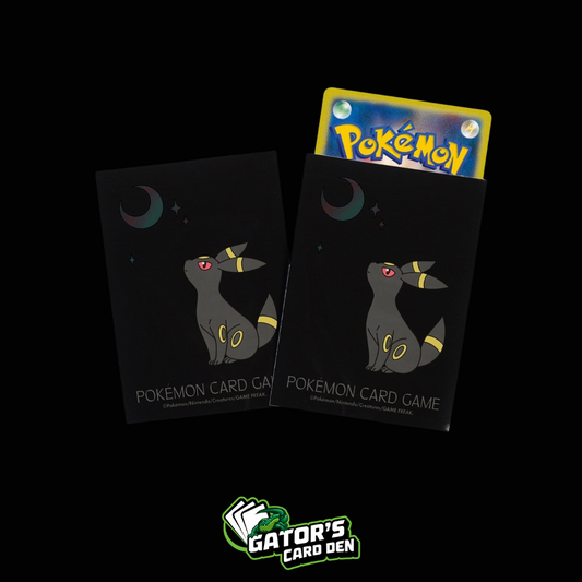 Pokemon TCG: Pokemon Center Japan Exclusive Card Sleeves - Moonlight and Umbreon (64 Pack) (Black)